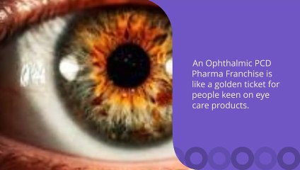 Ophthalmic PCD Pharma Franchise in India