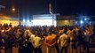 Hundreds of Martial Artists Descend Upon Mojokerto Police Department at Night