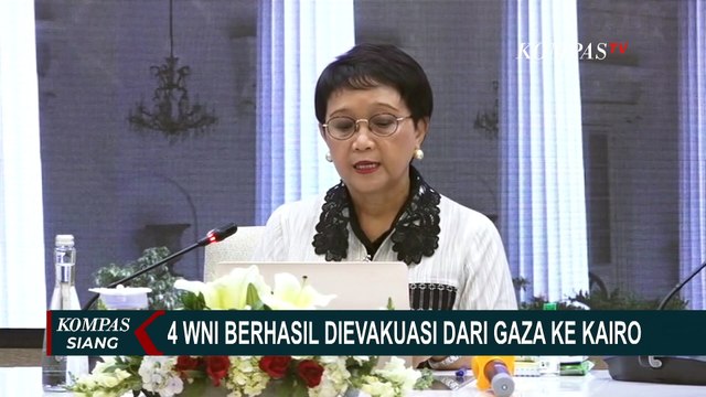 4 WNI Berhasil Dievakuasi dari Gaza ke Kairo, Menlu Ungkap Faktor Komunikasi jadi Hambatan Utama