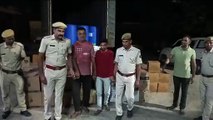 शाहजहांपुर पुलिस की कार्यवाही; अंग्रेजी शराब से भरी कैंटरा जब्त, अनुमानित कीमत 30 लाख