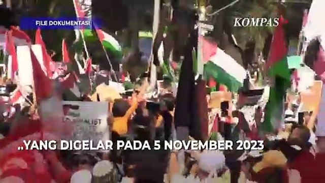 Polisi Siapkan Pengamanan Jelang Aksi Bela Palestina di Monas Besok