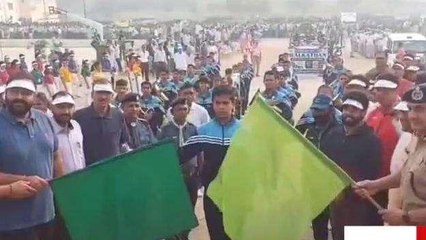 सीकर: मतदान बढ़ाने की मुहिम, जिला प्रशासन की ओर से हुआ वॉकथोन का आयोजन