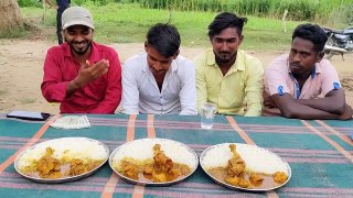 chicken curry rice eating challenge