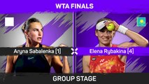 Sabalenka battles past Rybakina to reach WTA Finals semis