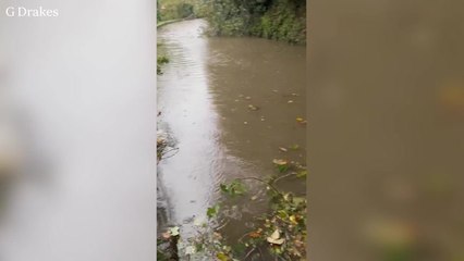 Floods in Jersey caused by Storm Ciaran