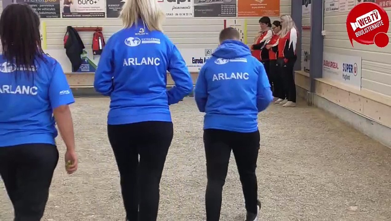 MAGLAND vs ARLANC triplette : Championnat National des Clubs féminins deuxième division : Groupe E à Cluses, dernières rencontres décisives