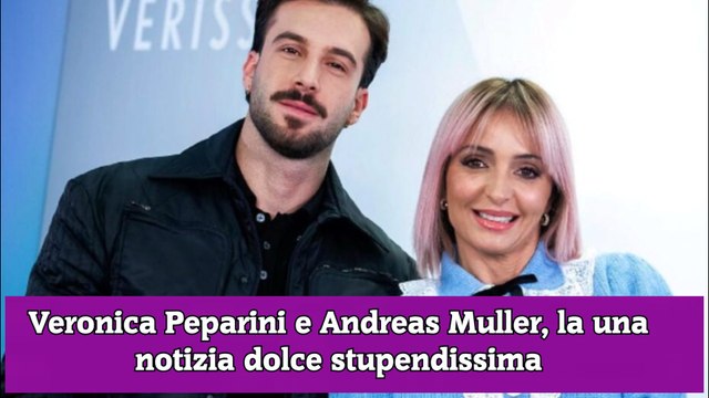 Veronica Peparini e Andreas Muller, la una notizia dolce stupendissima