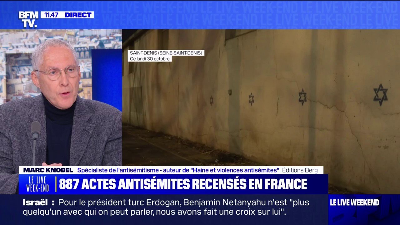 Marc Knobel, spécialiste de l'antisémitisme: "Il y a une sorte d'hystérisation autour de ce conflit, et peut-être un prétexte qui est celui de l'antisémitisme"