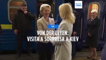 Ursula von der Leyen a sorpresa a Kiev: 