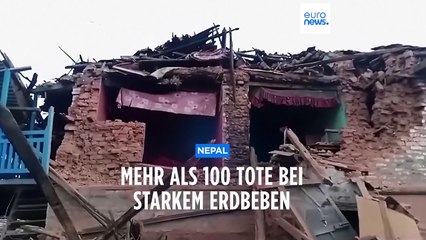 Download Video: Starkes Erdbeben in Nepal: Mindestens 138 Tote