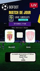 Monaco vs Brest Streaming sur quelle chaine, quelle heure et quelle date
