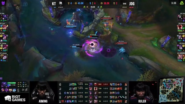 LoL - Worlds 2023: Ruler demuestra por qué es el mejor jugador del mundo con una jugada épica