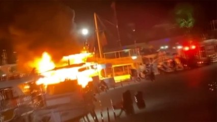 Antalya'da alev alan teknenin sahibi yanarak öldü