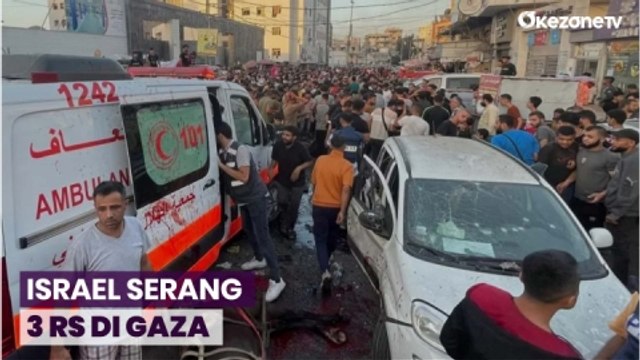 Biadab!! Israel Serang 3 RS di Gaza