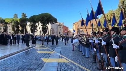 Mattarella all'Altare della Patria per Giorno dell'Unit? Nazionale
