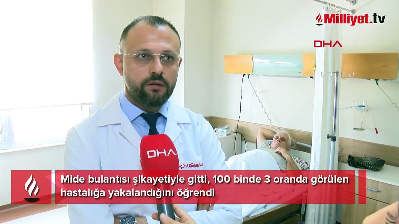 Mide bulantısı şikayetiyle gitti, 100 binde 3 oranda görülen hastalığa yakalandığını öğrendi