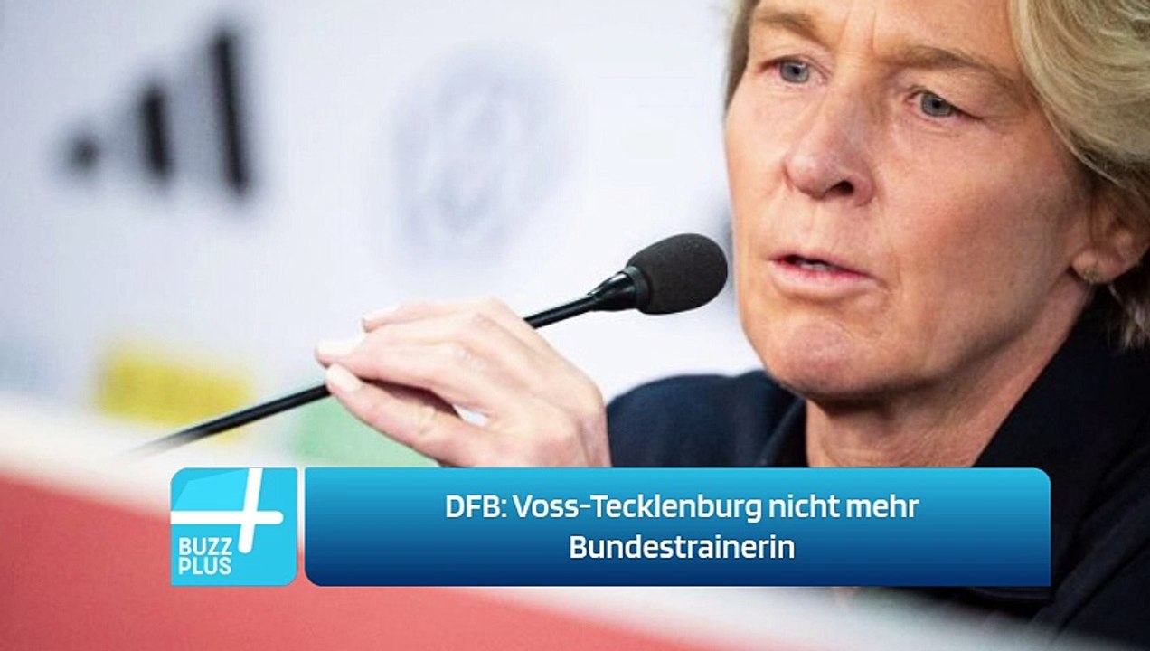 DFB: Voss-Tecklenburg nicht mehr Bundestrainerin