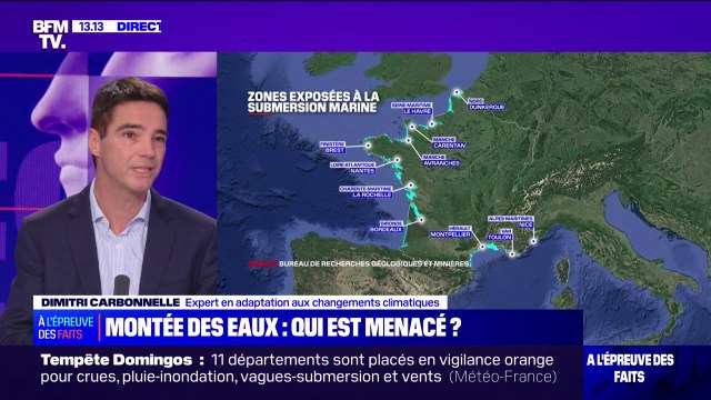 Dimitri Carbonnelle, expert en adaptation aux changements climatiques: 850 communes sont exposées à la montée des eaux