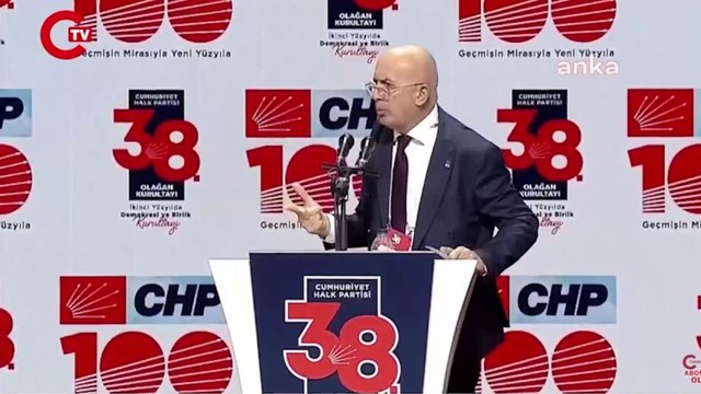 Ankara İl Başkanı Ümit Erkol konuşurken tansiyon yükseldi!
