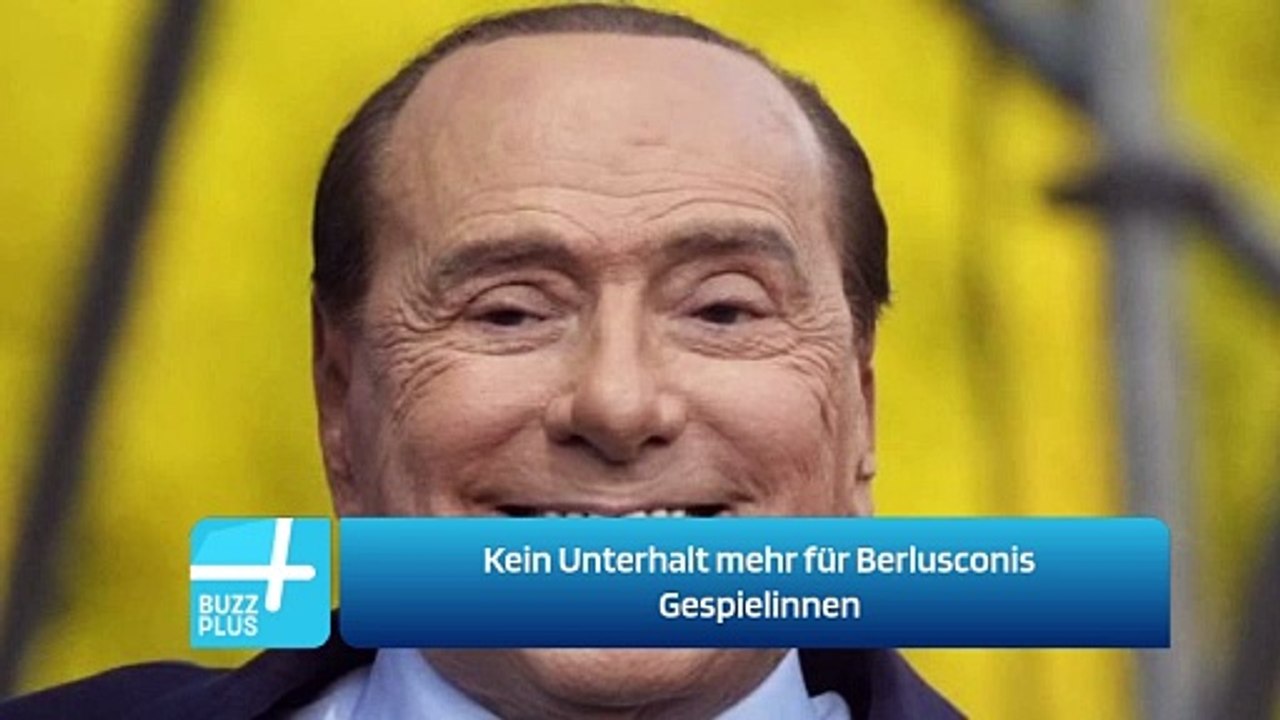 Kein Unterhalt mehr für Berlusconis Gespielinnen