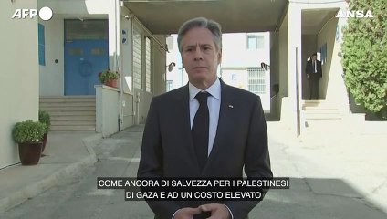 Gaza, Blinken: "Unrwa sta svolgendo lavoro straordinario"