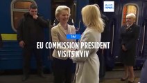 Ursula von der Leyen makes unannounced visit to Kyiv - her sixth visit since Russia's invasion