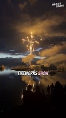 Spectacular Fireworks Show at Jokulsarlon Glacial Lagoon || Heartsome 