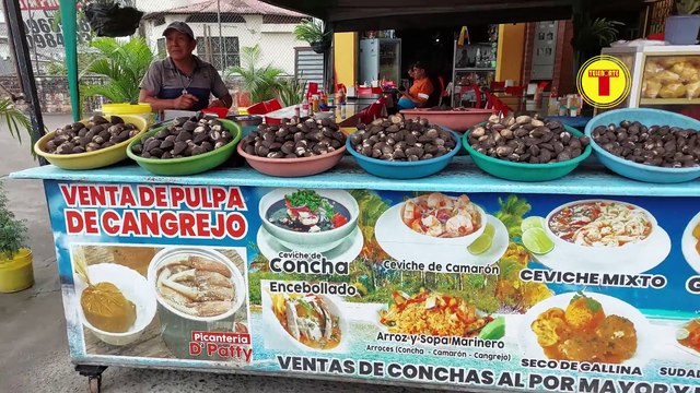 LOS RICOS MARISCOS EN CEVICHES ESTÁN LA PANAMERICANA EN EL CANTÓN NARANJAL