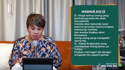 Mazmur 5 ayat 12 - Debby Basjir #debbybasjir