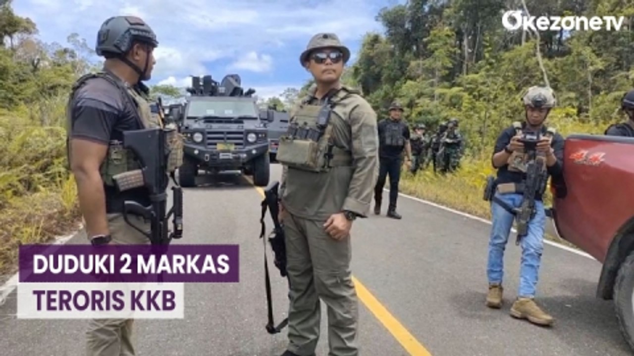 Satgas Ops Damai Cartenz Gerebek 2 Markas Teroris KKB, Sita Sejumlah Senjata