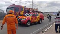 Fogo em vegetação mobiliza bombeiros em Arapiraca