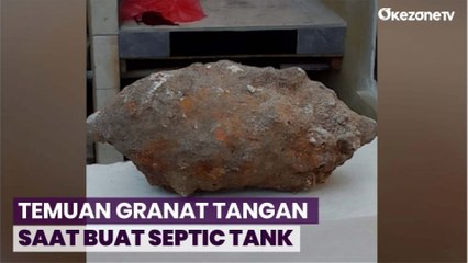 Télécharger la video: Warga Digegerkan dengan Temuan Granat Tangan saat Gali Tanah untuk Septic Tank