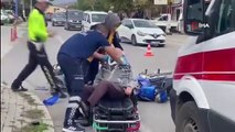 Bursa'da iki motosiklet çarpıştı, sürücüler yaralandı