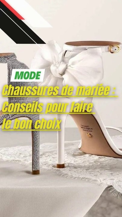 Chaussures de mariée : Conseils pour faire le bon choix