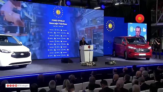 Cumhurbaşkanı Erdoğan Ford Otosan açılışında: Geleceğin fabrikası unvanını hak ediyor