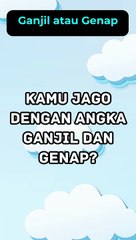 Kamu jago dengan angka ganjil dan genap? | Math Quiz