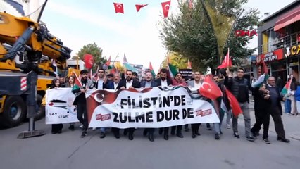 « MARCHE PALESTINE » PAR LES JEUNES DU PARTI AK À BINGOL, MARDIN ET BATMAN