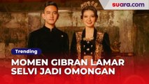 Viral Lagi, Momen Gibran Rakabuming Lamar Selvi Ananda Jadi Omongan: Sekelas Anak Presiden ...