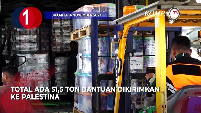 [TOP 3 NEWS] Indonesia Kirim Bantuan ke Palestina | Jokowi Jenguk Luhut | Mahfud soal Putusan MKMK