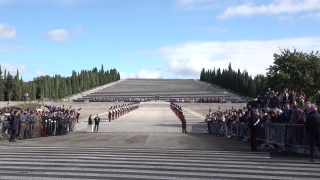 4 novembre, Lorenzo Fontana al sacrario di Redipuglia