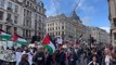 Thousands of pro-Palestine demonstrators march through London for third weekend
