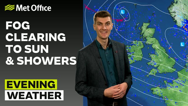 Met Office Evening Weather Forecast 04/11/23 - Remaining mixed, showers for many