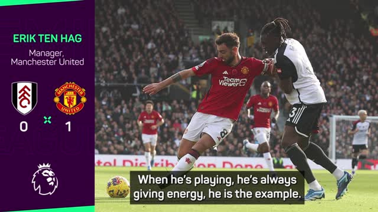 Ten Hag defends Fernandes captaincy after late winner at Fulham