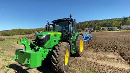 7259 Grubbern mit John Deere 6130 R