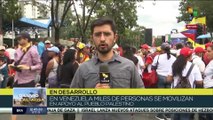 Venezuela: Miles de personas se movilizan a favor del pueblo palestino