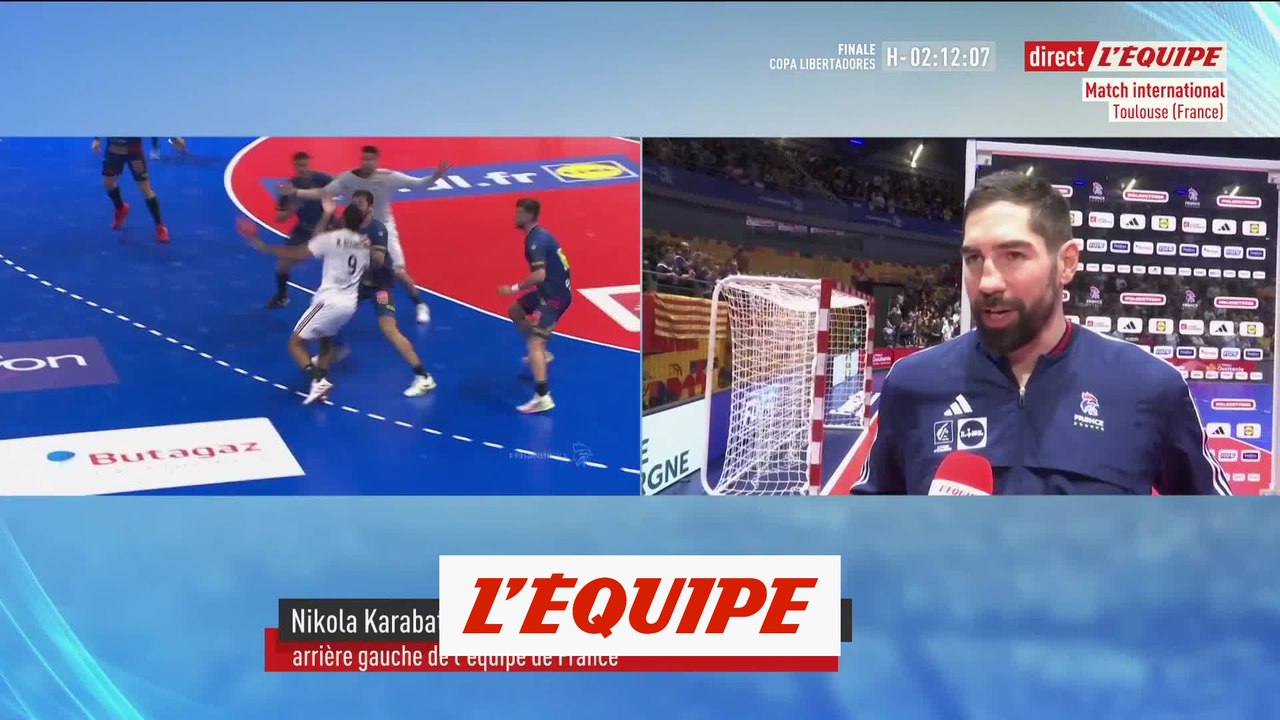 N. Karabatic : « On est contents, on a bien bossé » - Hand - amical
