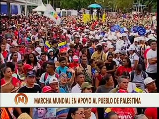 Venezuela se suma a la Gran Marcha Mundial en apoyo al pueblo palestino