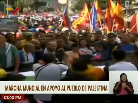 Vpdta. Delcy Rodríguez señaló que se está violando el derecho humanitario del pueblo palestino