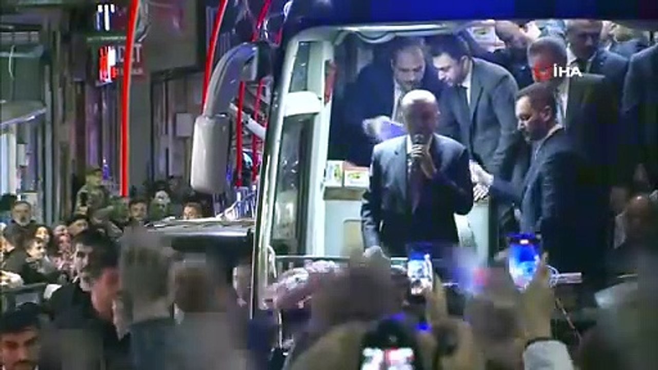 Président Erdoğan： ＂Comme vous le savez, nous avons connu une diminution du nombre de députés lors des dernières élections générales, nous ne connaîtrons probablement pas la même diminution lors des élections locales＂