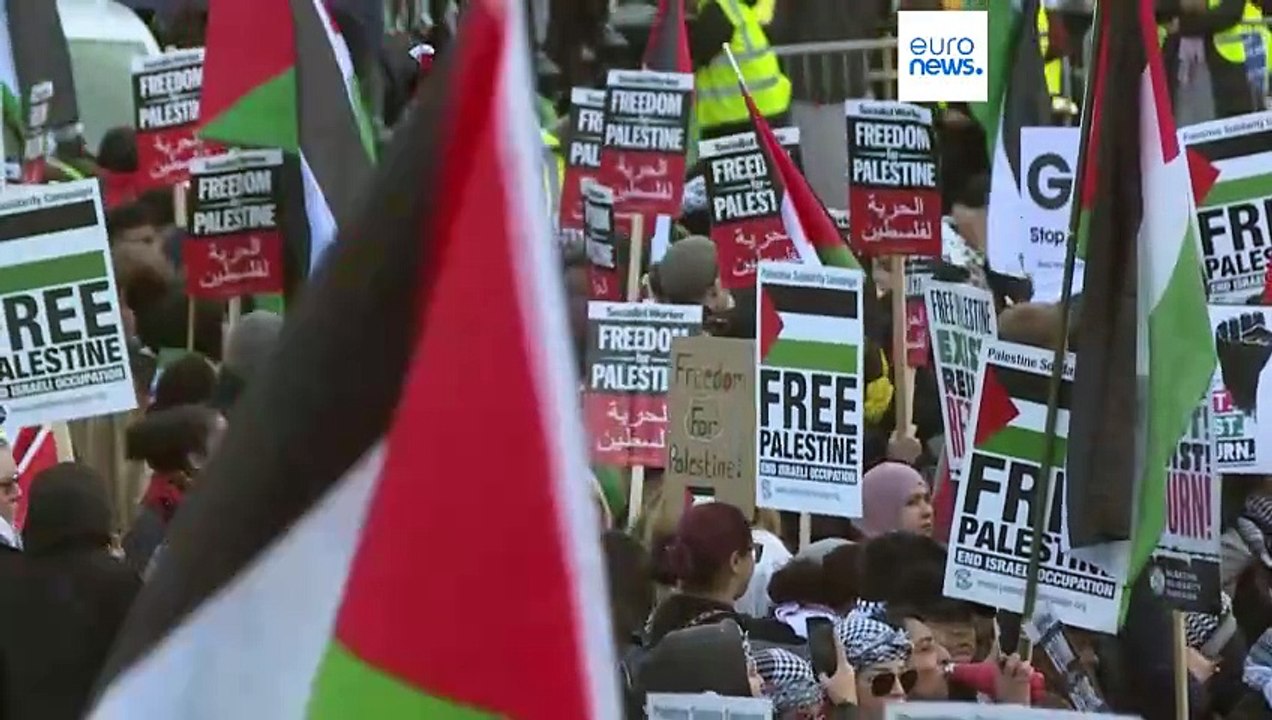 Europaweit pro-palästinensische Demonstrationen